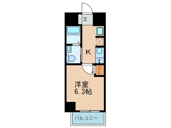 Metorosa 弁天町の物件間取画像